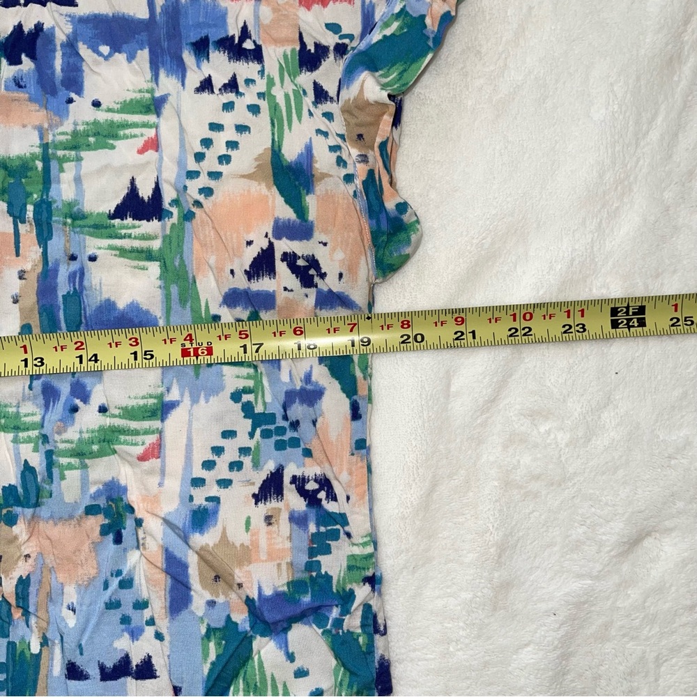 Beachlunchlounge Multicolor Abstract Button Down … - image 5